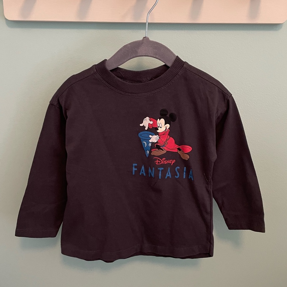Zara Disney Mickey Mouse Fantasia Long Sleeve T-shirt